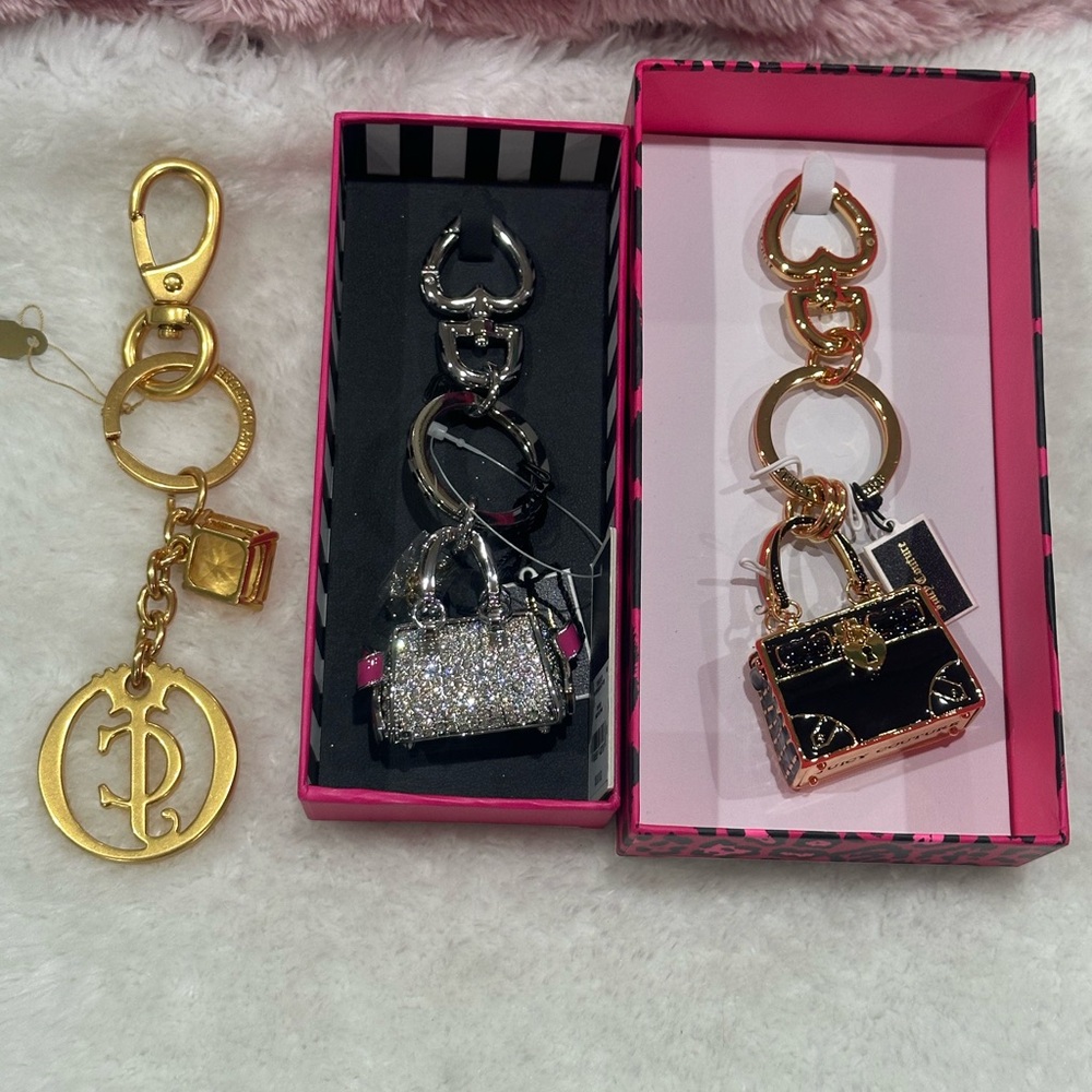 Bag Charm/Keychain Bundle Juice Couture